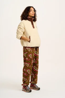 Sale Jamie - Joggers in Brown Yosemite Print All Bottoms|Joggers