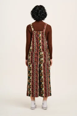 Online Jenny - Wide Leg Corduroy Dungarees in Betsy Floral Print All Dungarees|Jenny - Wide Leg