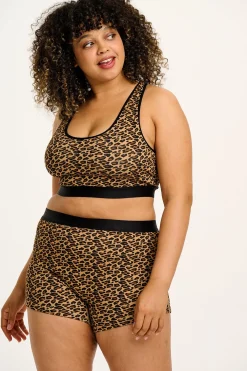 Discount Joey - Cotton & Bamboo Boxer Shorts in Leopard Print All Bottoms|All Underwear
