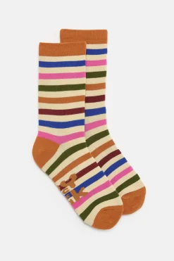 Hot JoJo - Cotton Socks in Rainbow Stripe All Accessories|Socks