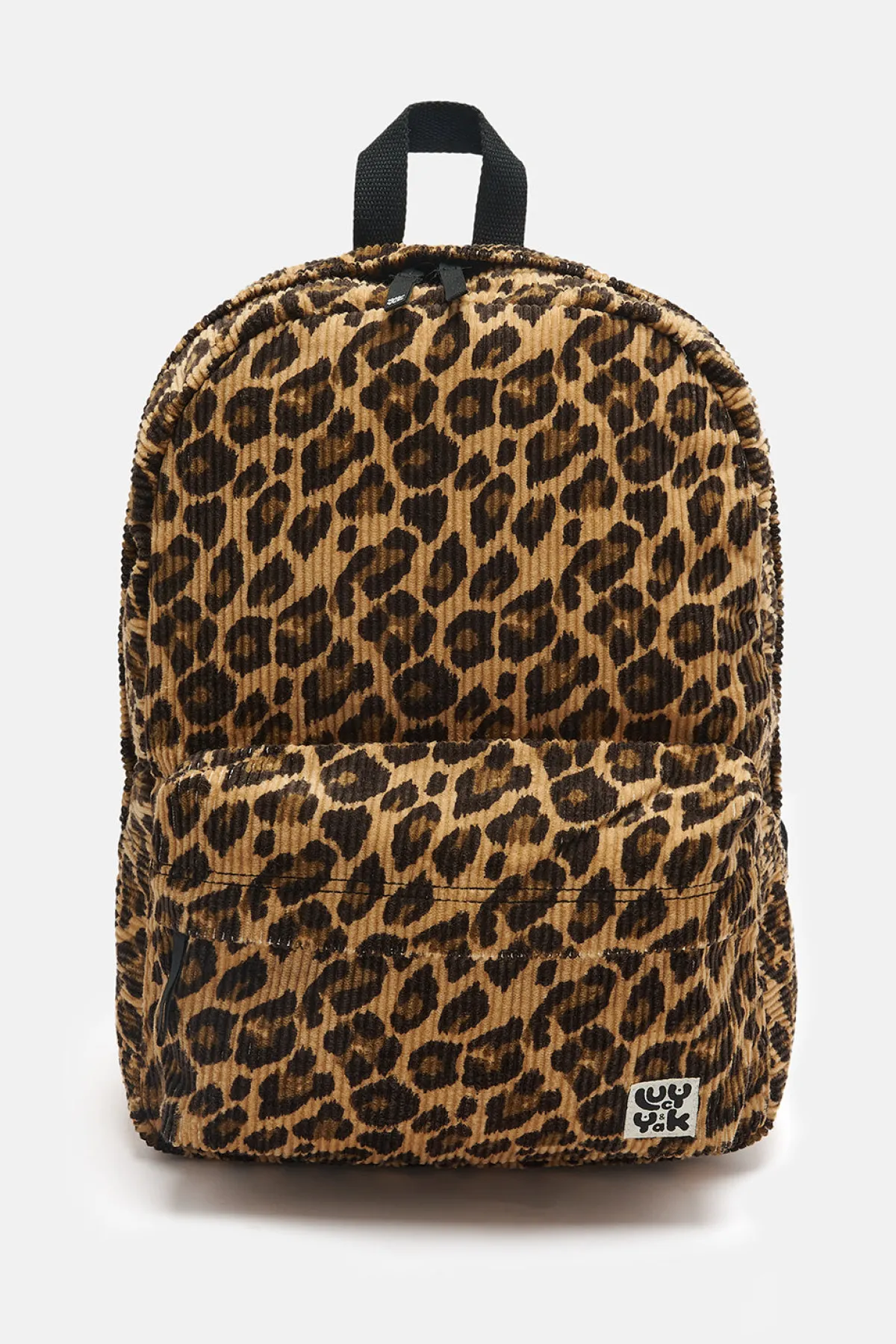 Fashion Kellie - Skater Corduroy Backpack in Leopard Print All Accessories|Bags & Purses
