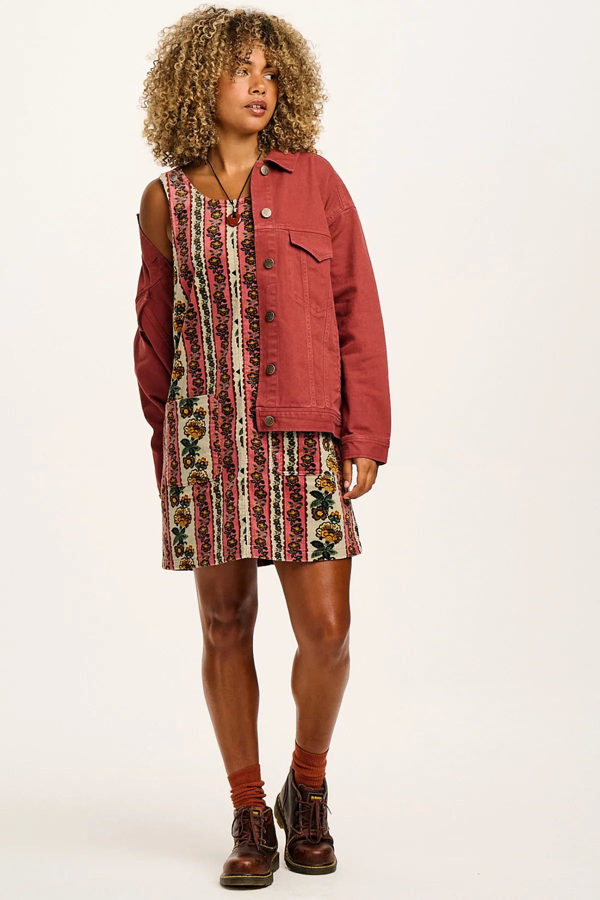 Best Layla - Mini Corduroy Dress in Betsy Floral Print All Dresses & Skirts