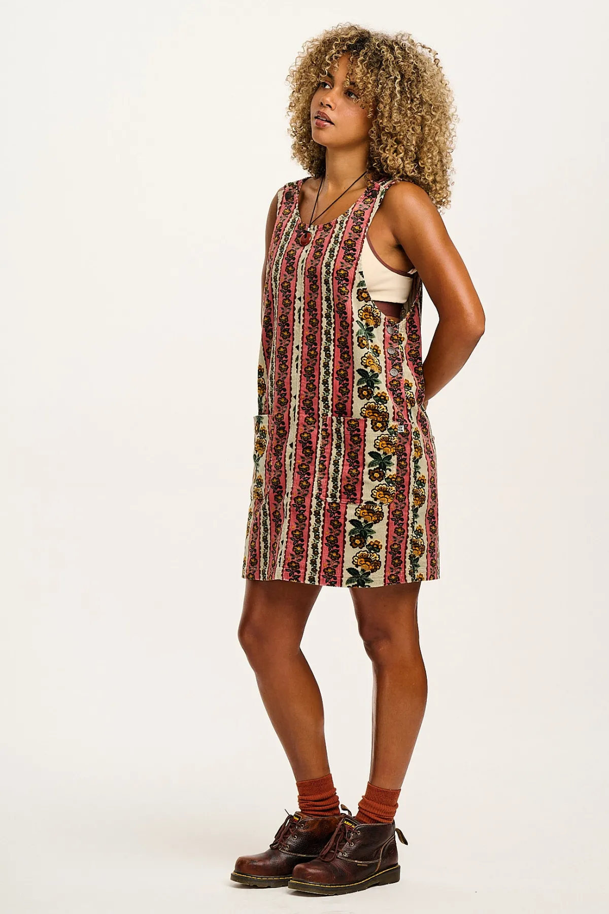 Best Layla - Mini Corduroy Dress in Betsy Floral Print All Dresses & Skirts