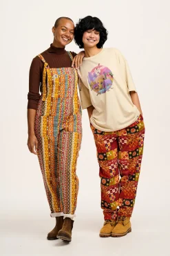 New L.E. Alexa - Cotton Trousers in Artist Print by Namrata Kumar All Bottoms|Trousers