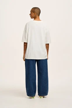 Clearance L.E. Benny - Oversized Cotton Tee in Artist Print by Bojana All Tops & Tees|Short Sleeve Tops