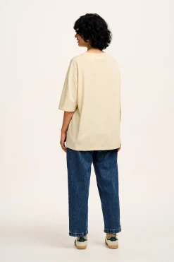 Best L.E. Benny - Oversized Cotton Tee in Artist Print by Rohan Dahotre All Tops & Tees|Short Sleeve Tops