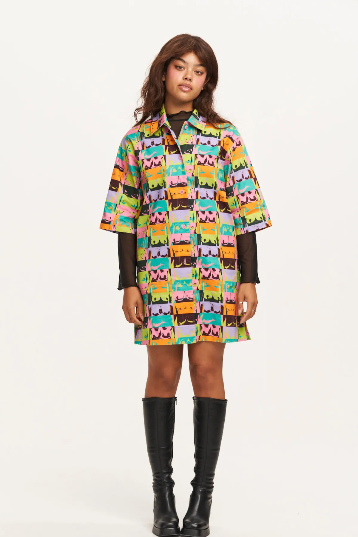 Online L.E. Murphy - Cotton Jacket in Baring All Print All Tops & Tees|All Outerwear & Knitwear