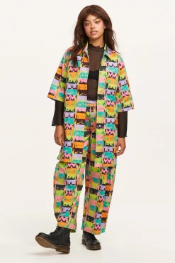 Online L.E. Murphy - Cotton Jacket in Baring All Print All Tops & Tees|All Outerwear & Knitwear