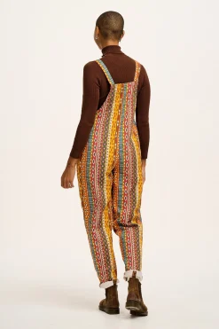 Outlet L.E. Original - Twill Dungarees in Artist Print by Chaaya Prabhat All Dungarees|The Original - Tapered