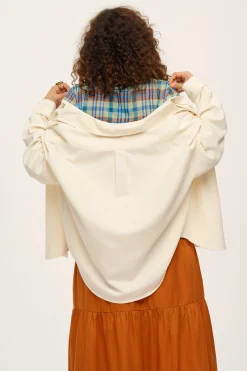 Sale Lenny - Cotton Shirt in Ecru All Tops & Tees|Shirts