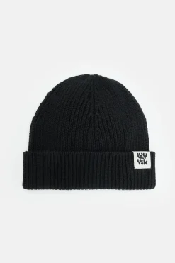 Fashion Luca - Cotton Beanie in Black All Accessories|Hats & Hair