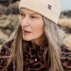 Fashion Luca - Cotton Beanie in Cream All Accessories|Hats & Hair