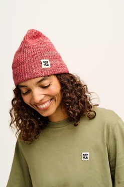 Hot Luca - Cotton Beanie in Red All Accessories|Hats & Hair