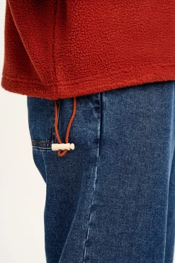 Hot Maddison - Fleece in Red Henna & Ecru All Outerwear & Knitwear|Fleeces