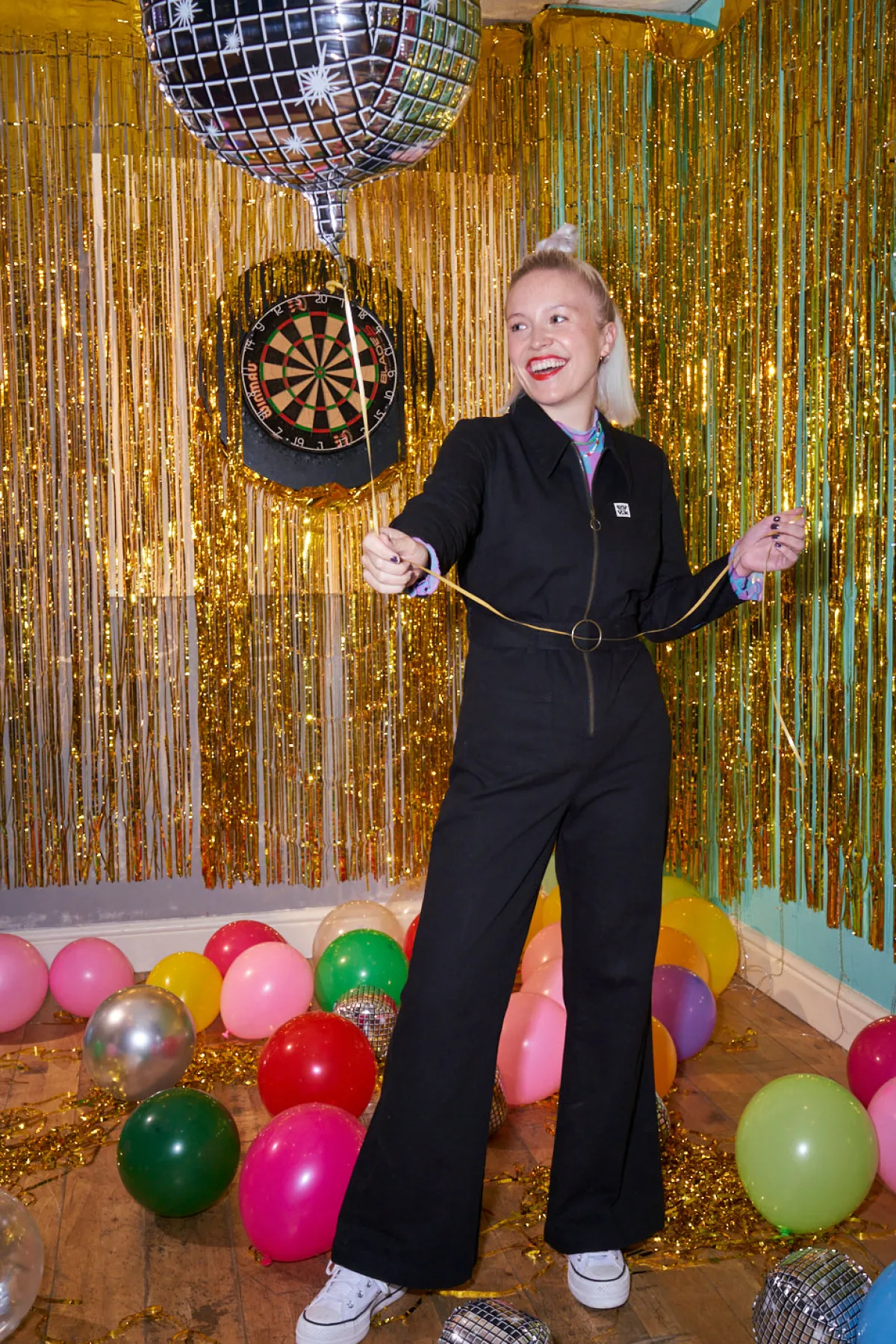 Sale Maggie - Cotton Jumpsuit in Black All Jumpsuits