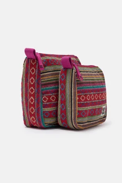 Outlet Malina - Washbag in Stripe Jacquard Print All Accessories|Bags & Purses