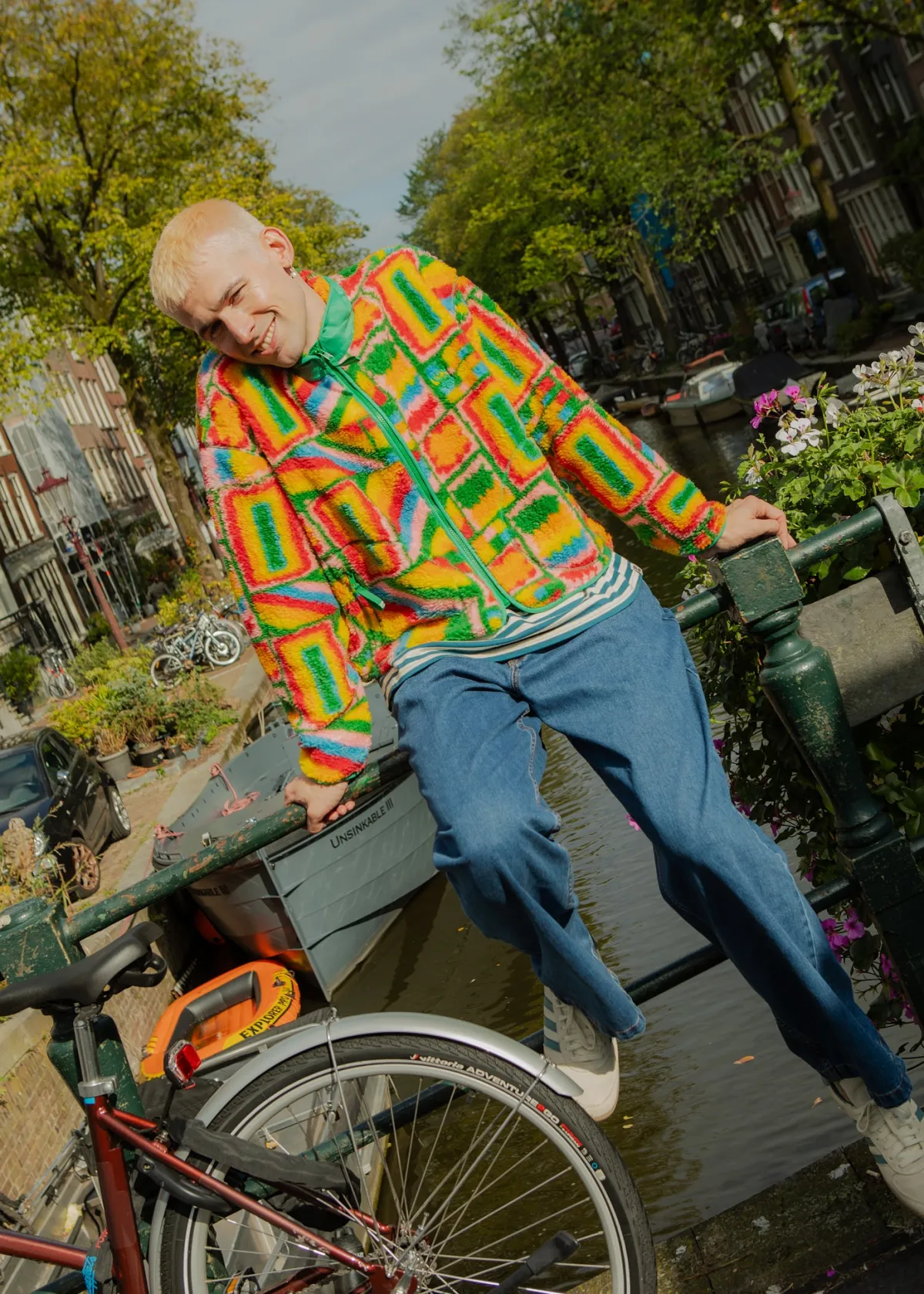 Hot Mason - Fleece in Brooklyn Print All Outerwear & Knitwear|Fleeces