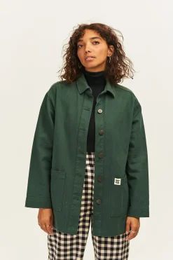 Best Olly - Twill Jacket in Posy Green All Outerwear & Knitwear|Jackets