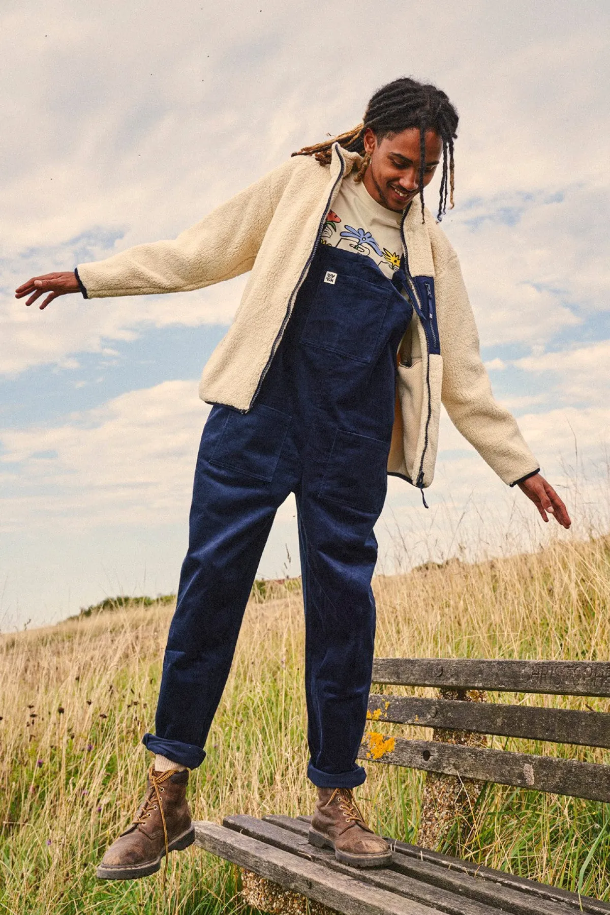 New Original - Corduroy Dungarees in Sailor Blue All Dungarees|All Workwear