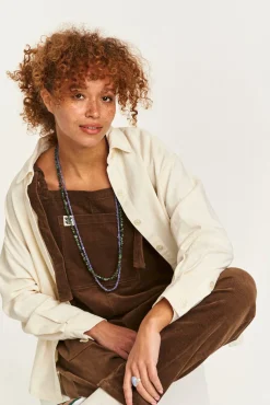 New Original - Corduroy Dungarees in Cocoa Brown All Dungarees|The Original - Tapered