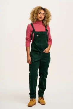 Discount Original - Corduroy Dungarees in Posy Green All Dungarees|Tall Range