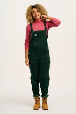 Discount Original - Corduroy Dungarees in Posy Green All Dungarees|Tall Range