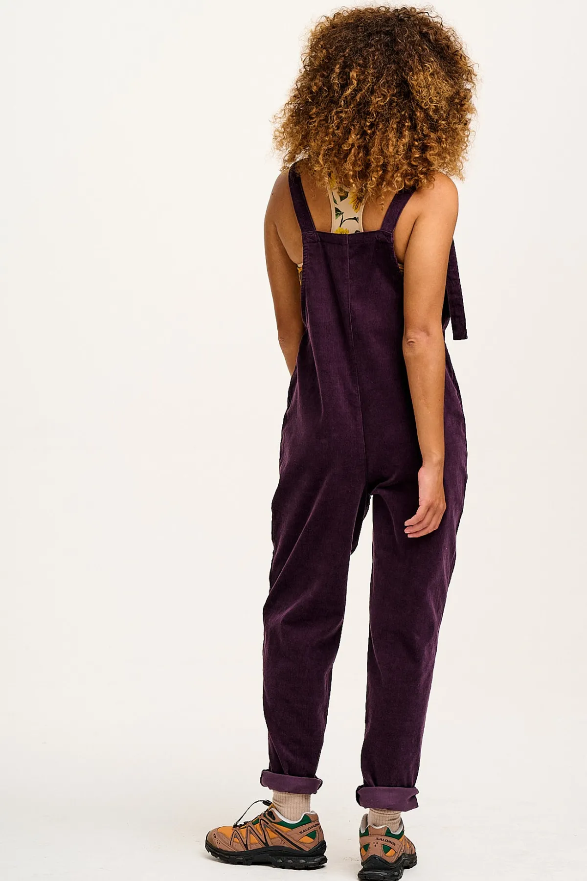 Hot Original - Corduroy Dungarees in Plum Perfect All Dungarees|The Original - Tapered
