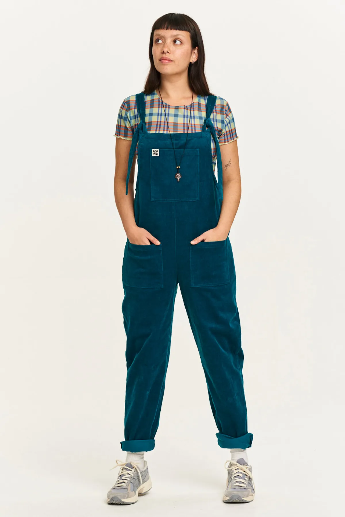 Best Original - Corduroy Dungarees in Teal All Dungarees|The Original - Tapered