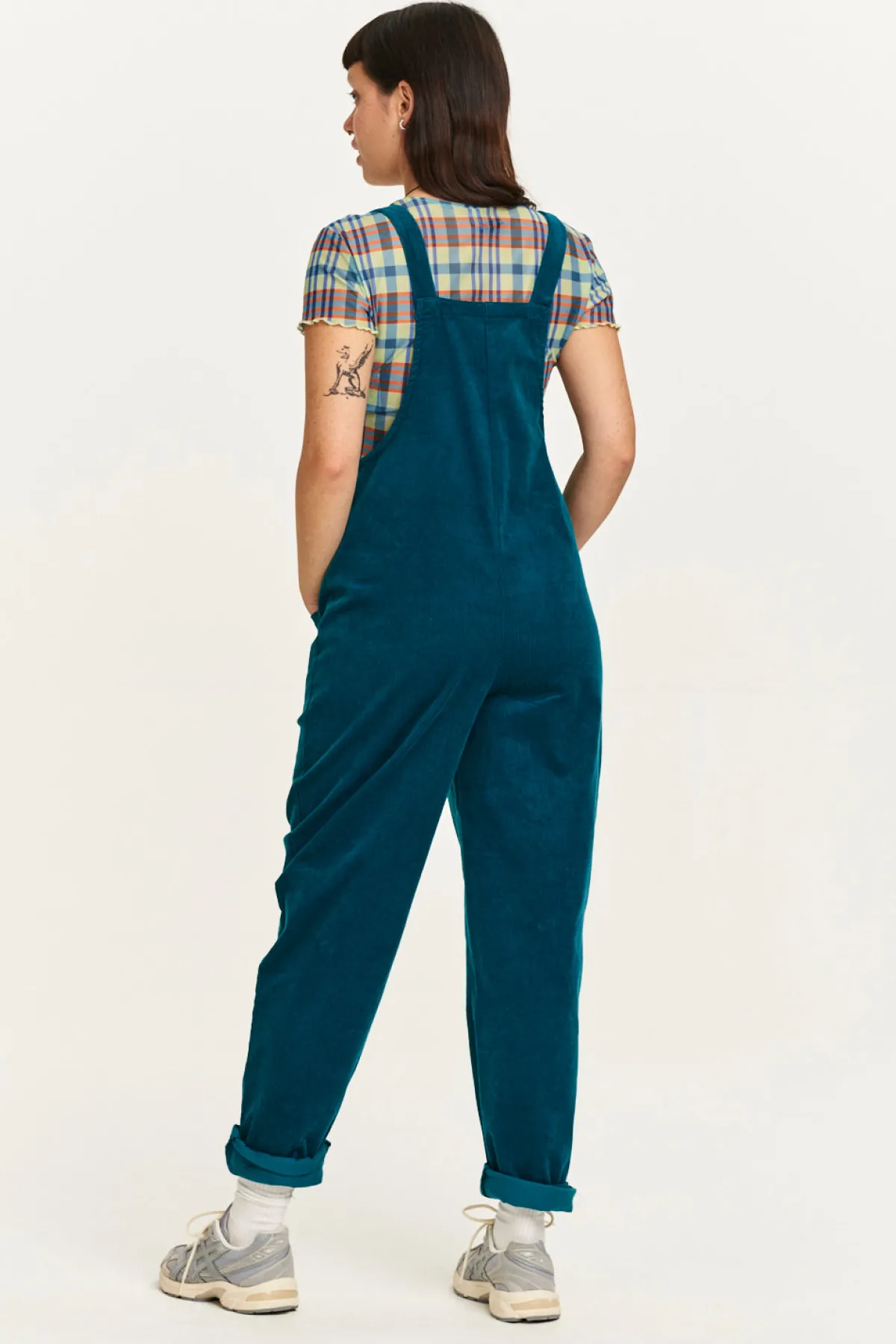 Best Original - Corduroy Dungarees in Teal All Dungarees|The Original - Tapered