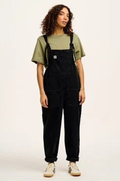 Clearance Original - Denim Dungarees in Washed Black All Dungarees|All Workwear