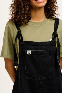 Clearance Original - Denim Dungarees in Washed Black All Dungarees|All Workwear