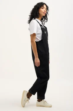 Clearance Original - Denim Dungarees in Washed Black All Dungarees|All Workwear