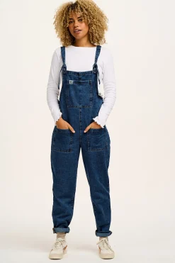 Fashion Original - Denim Dungarees in Mid Wash Blue All Dungarees|All Workwear