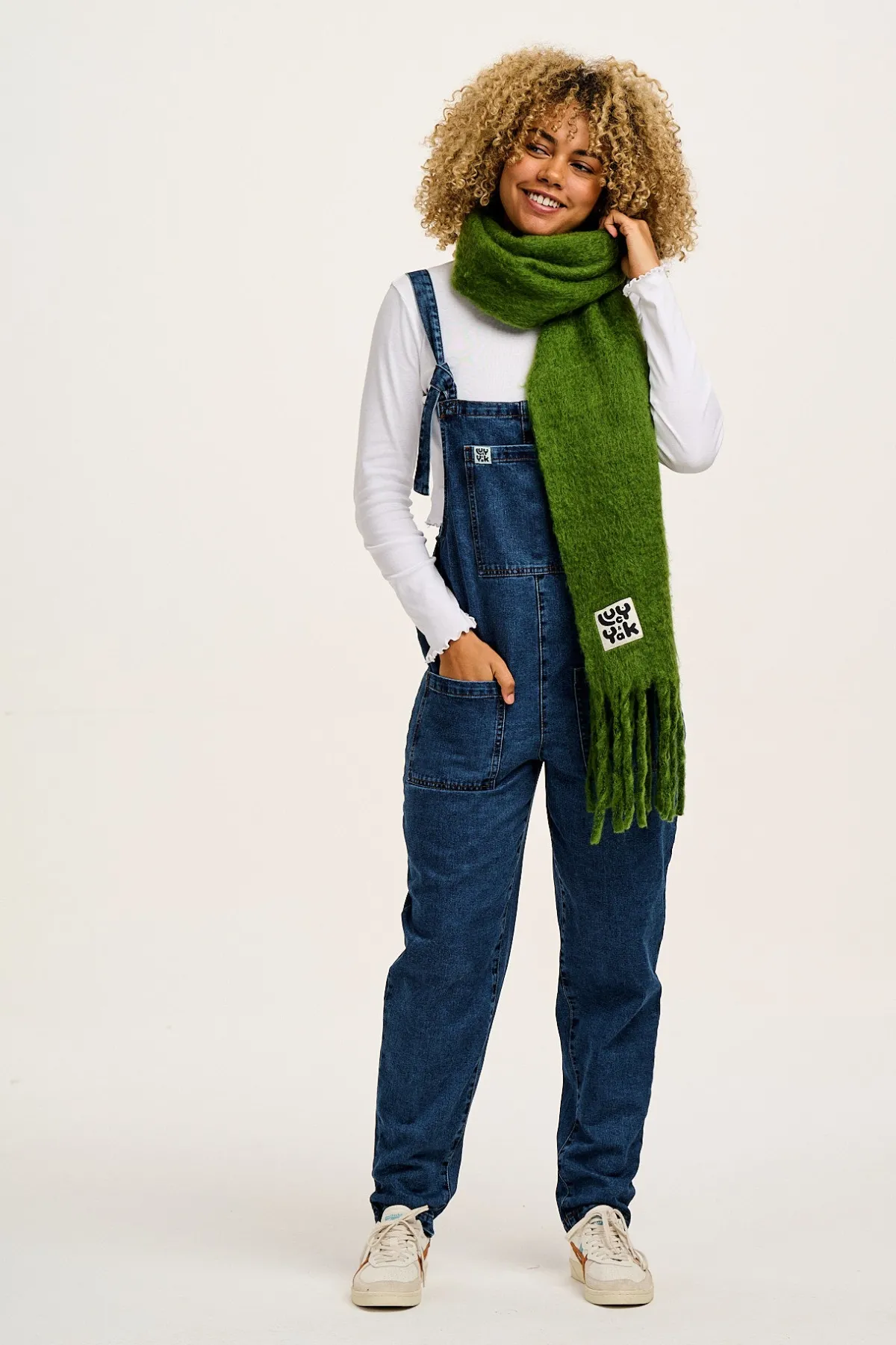 Fashion Original - Denim Dungarees in Mid Wash Blue All Dungarees|All Workwear