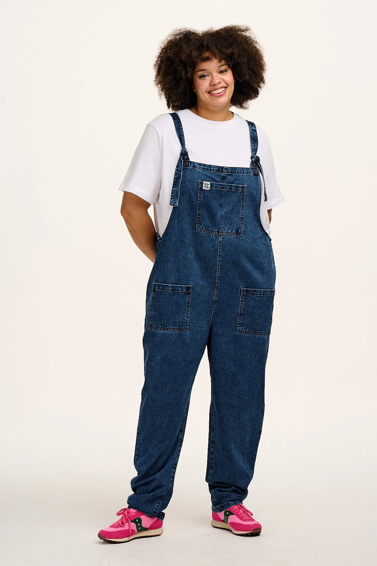 Fashion Original - Denim Dungarees in Mid Wash Blue All Dungarees|All Workwear