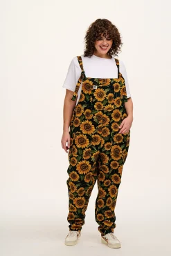Best Original - Twill Dungarees in Sunflower Print All Dungarees|Tall Range
