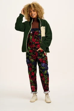 Online Original - Twill Dungarees in Maria Print All Dungarees|Printed Dungarees