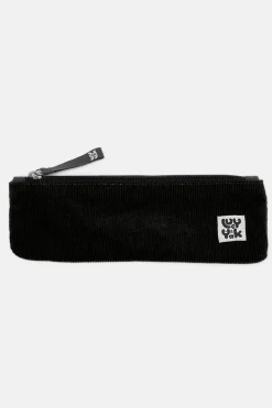 Sale Pierra - Pencil Case Corduroy Pouch in Black All Accessories|Bags & Purses
