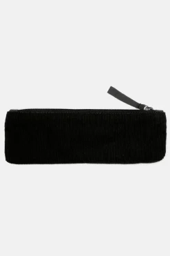 Sale Pierra - Pencil Case Corduroy Pouch in Black All Accessories|Bags & Purses