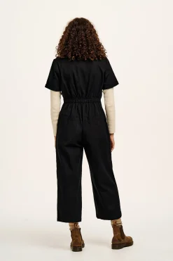 Fashion Ragan - Cotton Jumpsuit in Black Tall Range|All Jumpsuits