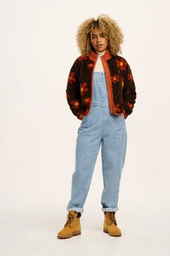 Discount Reuben - Denim Dungarees in Light Wash Blue All Dungarees|Reuben - Classic