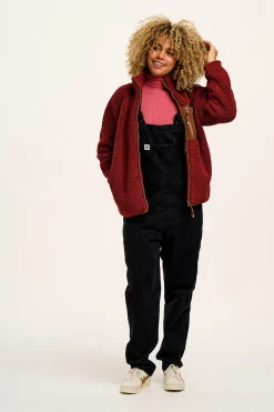 Outlet Reuben - Denim Dungarees in Washed Black All Dungarees|Reuben - Classic