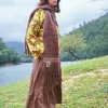 Best Rowan - Super Soft Scarf in Brown with Pink Stripe All Accessories|Scarves