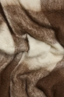 Best Rowan - Super Soft Scarf in Cream & Brown Checkerboard All Accessories|Scarves