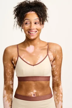 Fashion Ruby - Crop Top Cotton & Bamboo Bralette in Ecru All Tops & Tees|All Underwear