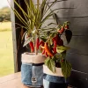 Hot Runa - Plant Pot Covers in Paige Patchwork Print (2 Pack) All Accessories|Homeware