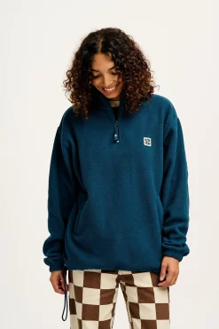 Discount Stevie - Soft Polar Fleece in Twilight Blue All Outerwear & Knitwear|Fleeces