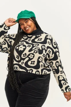 Clearance Toni Roll Neck Jumper: ORGANIC COTTON - Lou All Tops & Tees|All Outerwear & Knitwear